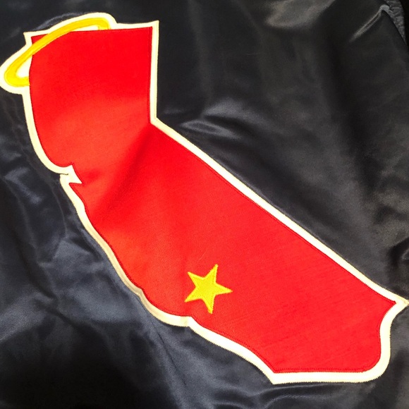 Vintage California Angels Jacket LG - Picture 5 of 8